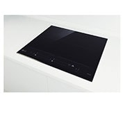LG 60cm Induction Cooktop, 4 Cook Zones, 2 Flexi, BCI607B4BG