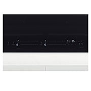 LG 60cm Induction Cooktop, 4 Cook Zones, 2 Flexi, BCI607B4BG