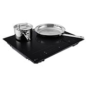 LG 60cm Induction Cooktop, 3 Cook Zones, 1 Flexi, BCI607T3BG