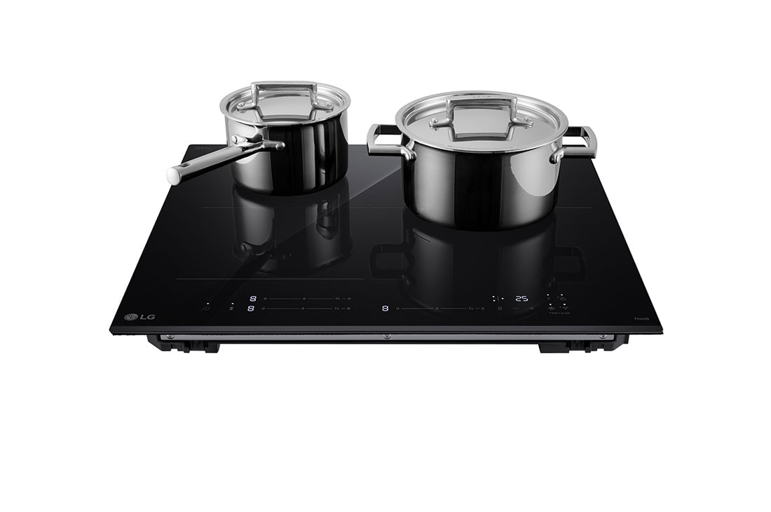 LG 60cm Induction Cooktop, 3 Cook Zones, 1 Flexi, BCI607T3BG