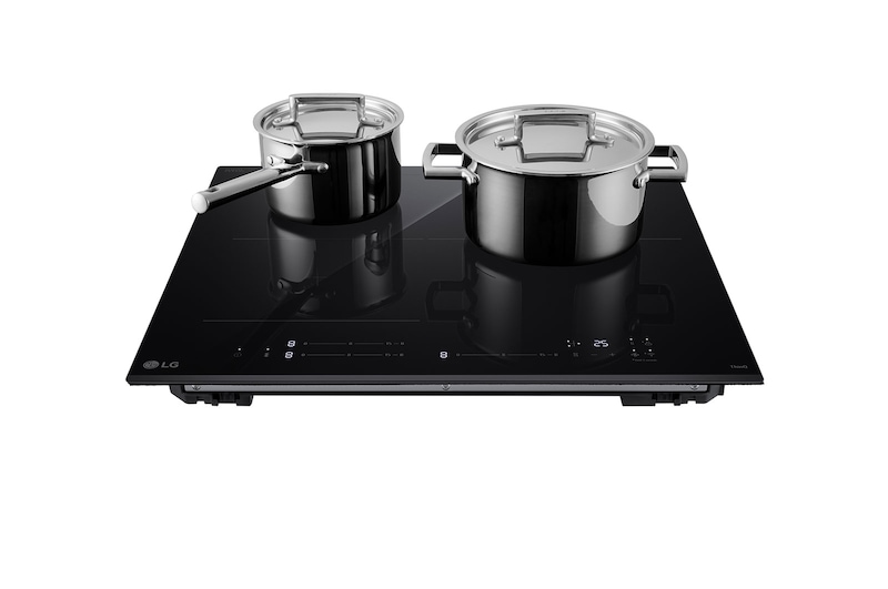 LG 60cm Induction Cooktop, 3 Cook Zones, 1 Flexi, BCI607T3BG