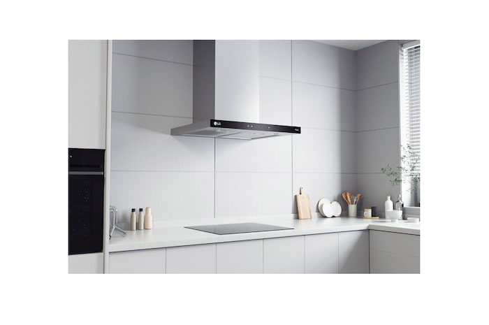 LG 60cm Induction Cooktop, 3 Cook Zones, 1 Flexi, BCI607T3BG