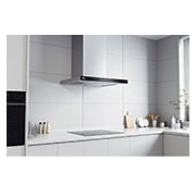 LG 60cm Induction Cooktop, 3 Cook Zones, 1 Flexi, BCI607T3BG