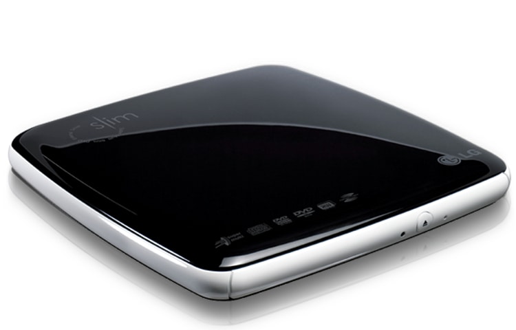 Front view of External Slim Super Multi Drive GSA-E50L