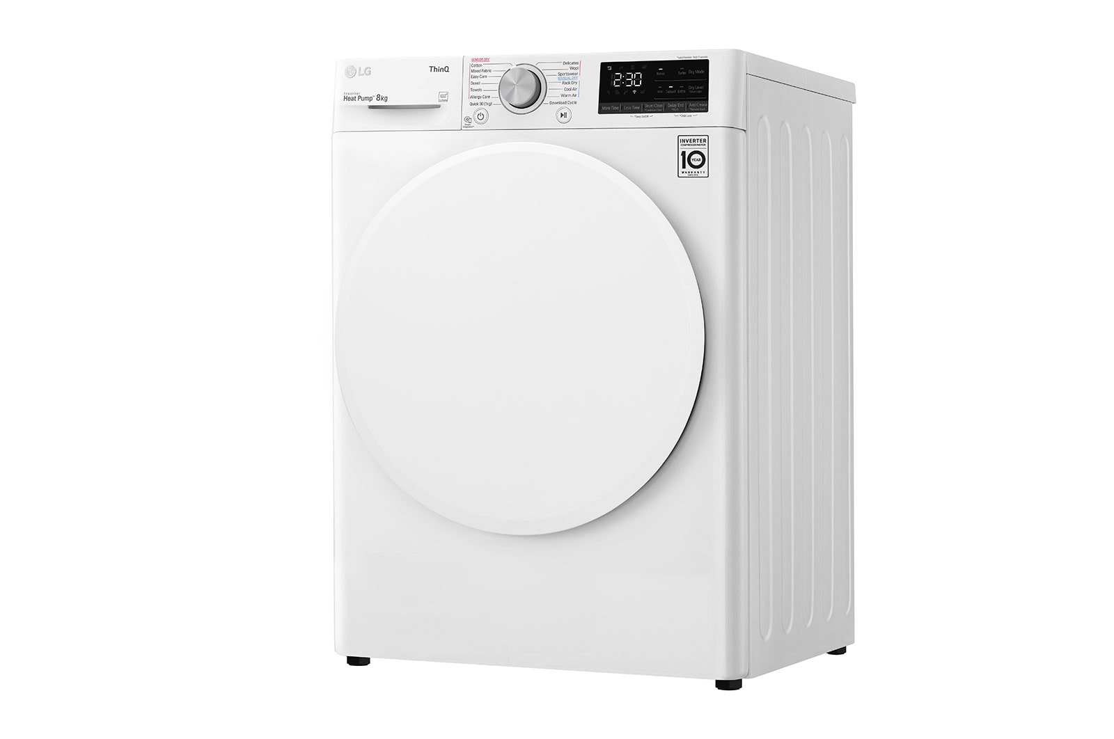 LG 8kg Heat Pump Dryer with Inverter Control , DVH45-08W