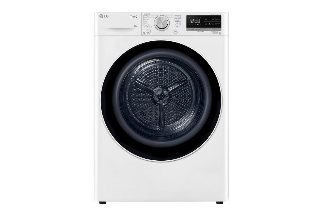 LG 8kg Series 5 Heat Pump Dryer - 9 Star, DVH5-08W