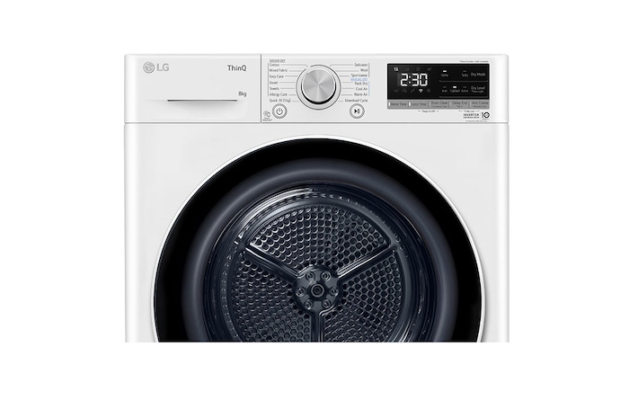LG 8kg Series 5 Heat Pump Dryer - 9 Star, DVH5-08W