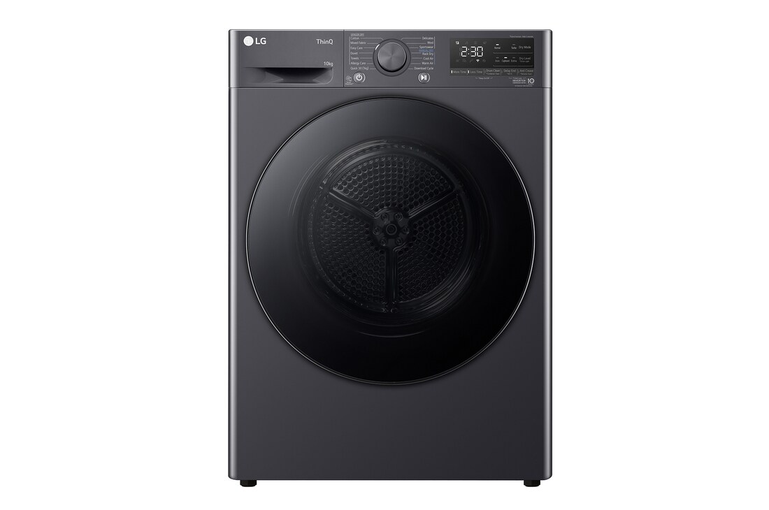Front view of 10kg Series 5 Heat Pump Dryer Grey - DVH5-10G