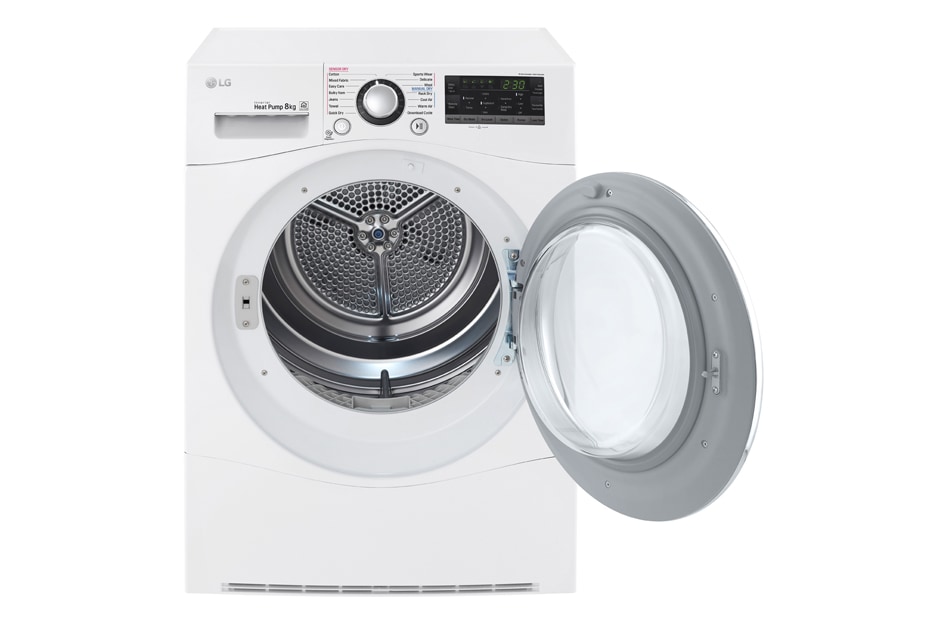 LG 8kg Condensing Dryer with Heat Pump, TD-H802SJW