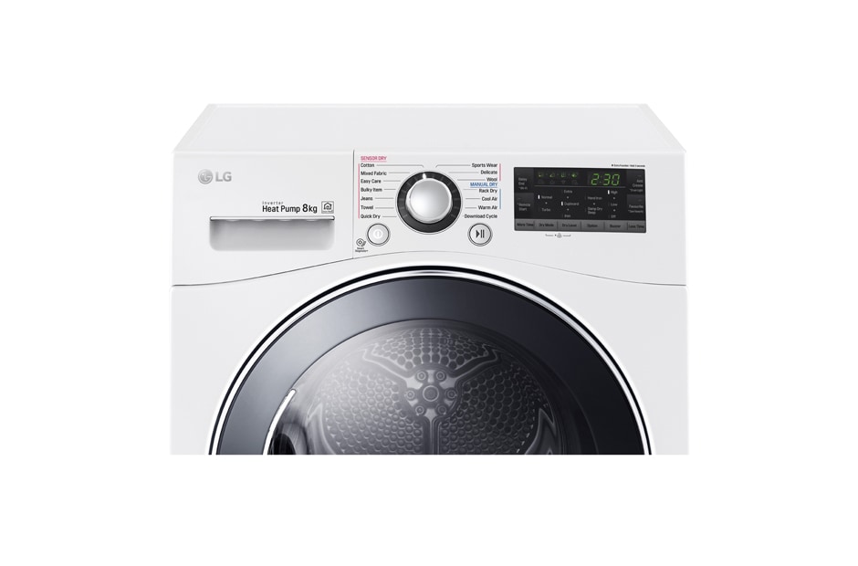 LG 8kg Condensing Dryer with Heat Pump, TD-H802SJW