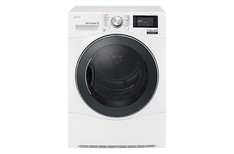 LG 9kg Centum™ Heat Pump Dryer with  Inverter Control, TD-H901MW