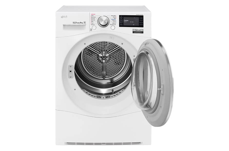 LG 9kg Centum™ Heat Pump Dryer with  Inverter Control, TD-H901MW