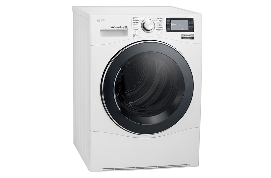 LG 9kg Centum™ Heat Pump Dryer with  Inverter Control, TD-H901MW