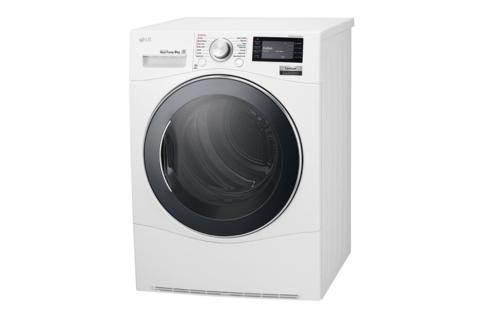 LG 9kg Centum™ Heat Pump Dryer with  Inverter Control, TD-H901MW