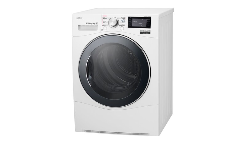 LG 9kg Centum™ Heat Pump Dryer with  Inverter Control, TD-H901MW