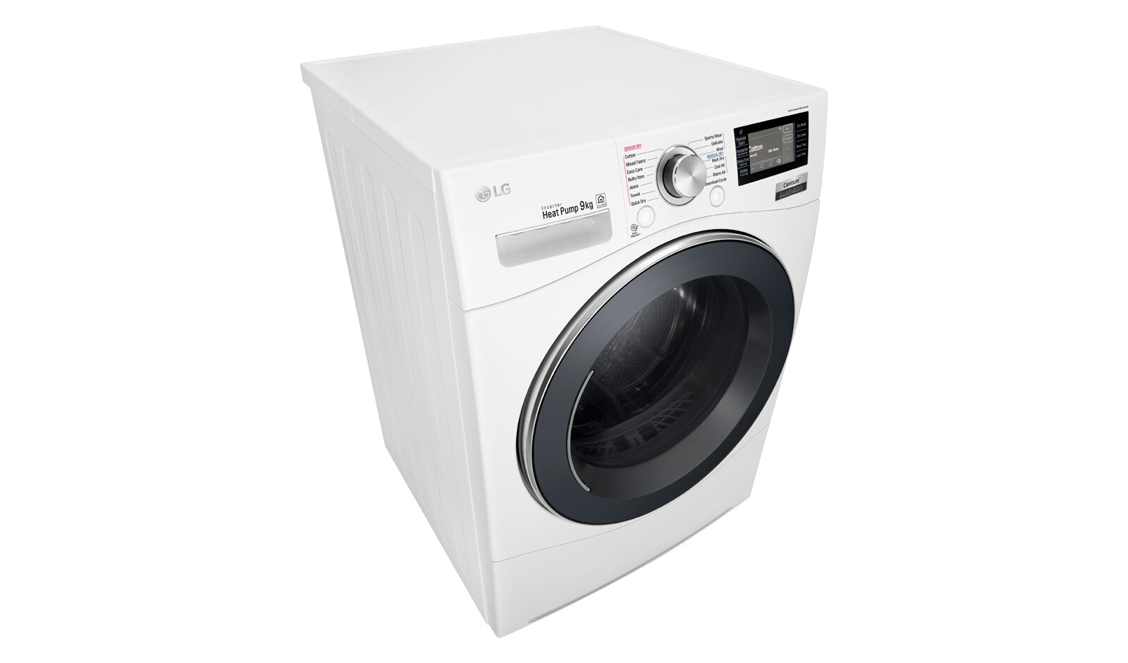 LG 9kg Centum™ Heat Pump Dryer with  Inverter Control, TD-H901MW