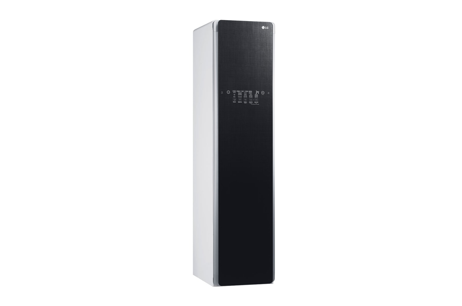 LG 3 Garment TrueSteam™ Styler - Black Glass, S3BF