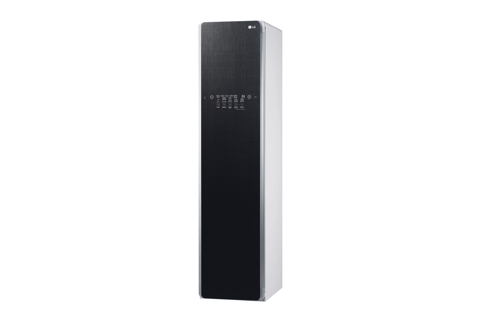 LG 3 Garment TrueSteam™ Styler - Black Glass, S3BF