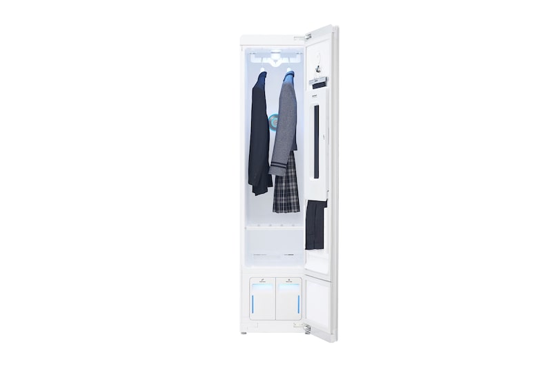 LG 3 Garment TrueSteam™ Styler - Black Glass, S3BF