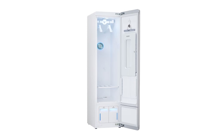 LG 3 Garment TrueSteam™ Styler - Black Glass, S3BF