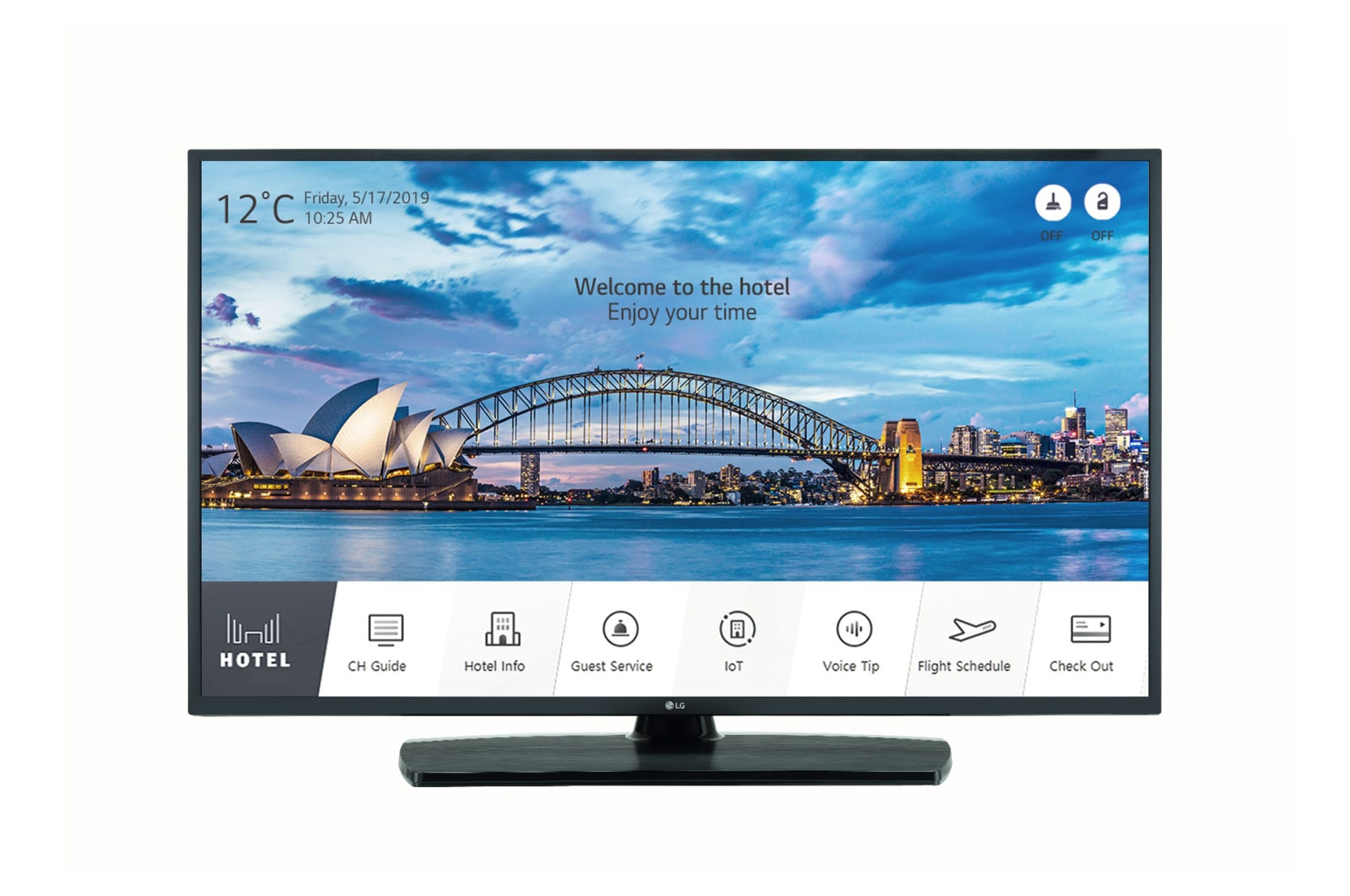 Front view of 55&#34; Pro:Centric Hotel TV 55UT665H0VA
