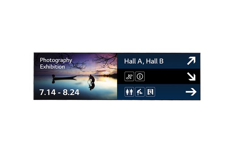 Front view of Ultra Stretch Signage 88BH7D-B