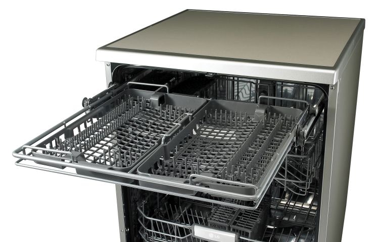 LG 14 Place Stone Silver Dishwasher with Direct Drive Motor, LD-1482S4