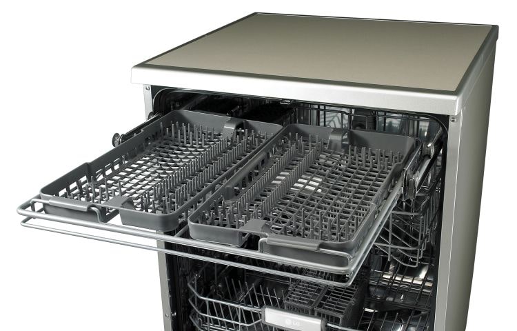 LG 14 Place Stone Silver Dishwasher with Direct Drive Motor, LD-1482S4