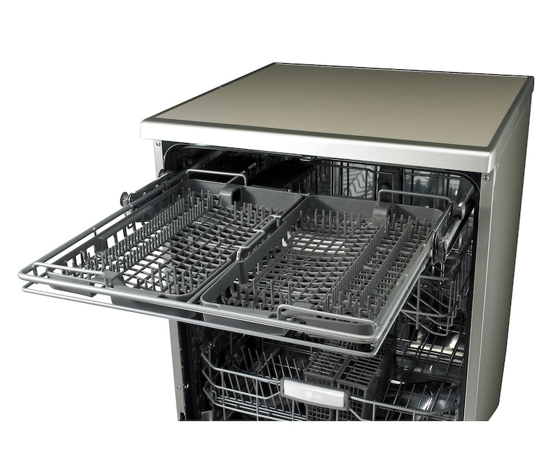 LG 14 Place Stone Silver Dishwasher with Direct Drive Motor, LD-1482S4