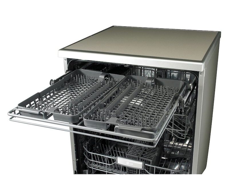 LG 14 Place Stone Silver Dishwasher with Direct Drive Motor, LD-1482S4