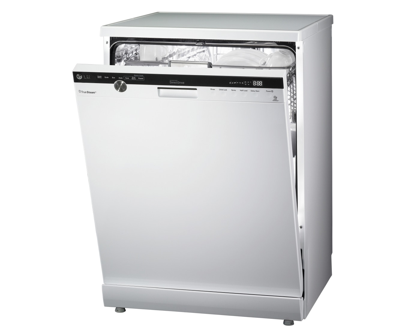LG 14 Place White Dishwasher with True Steam™, LD-1484W4