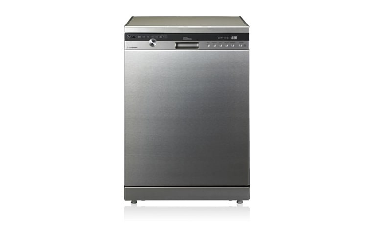 Front view of Premium 14 Place Steam Dishwasher LD1454TFES2
