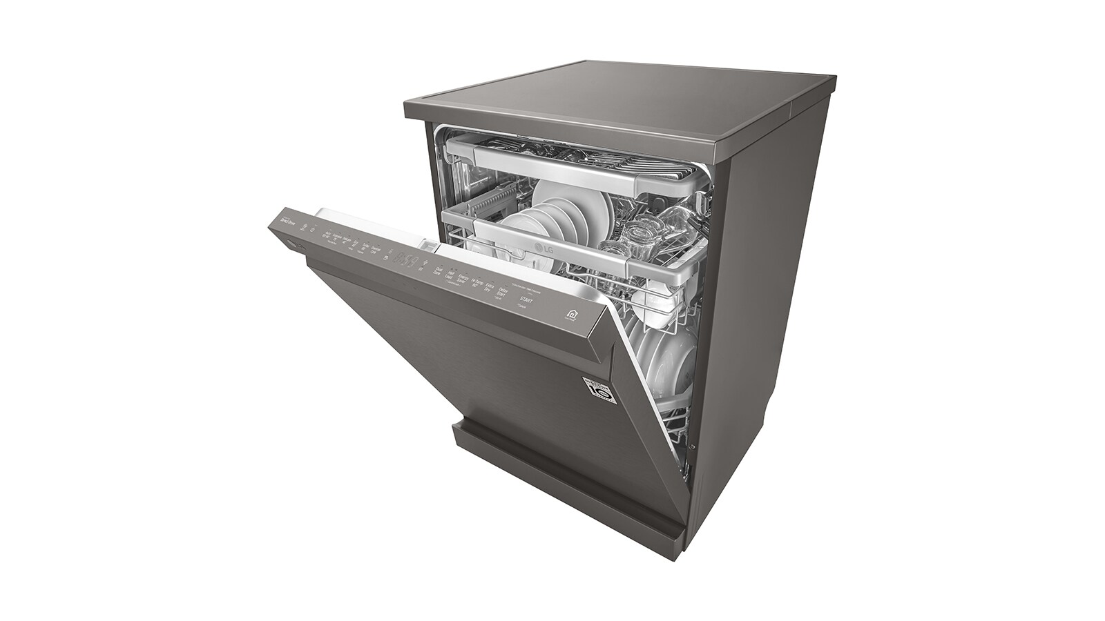 LG 15 Place QuadWash® Dishwasher in Black Stainless Finish, XD3A15BS