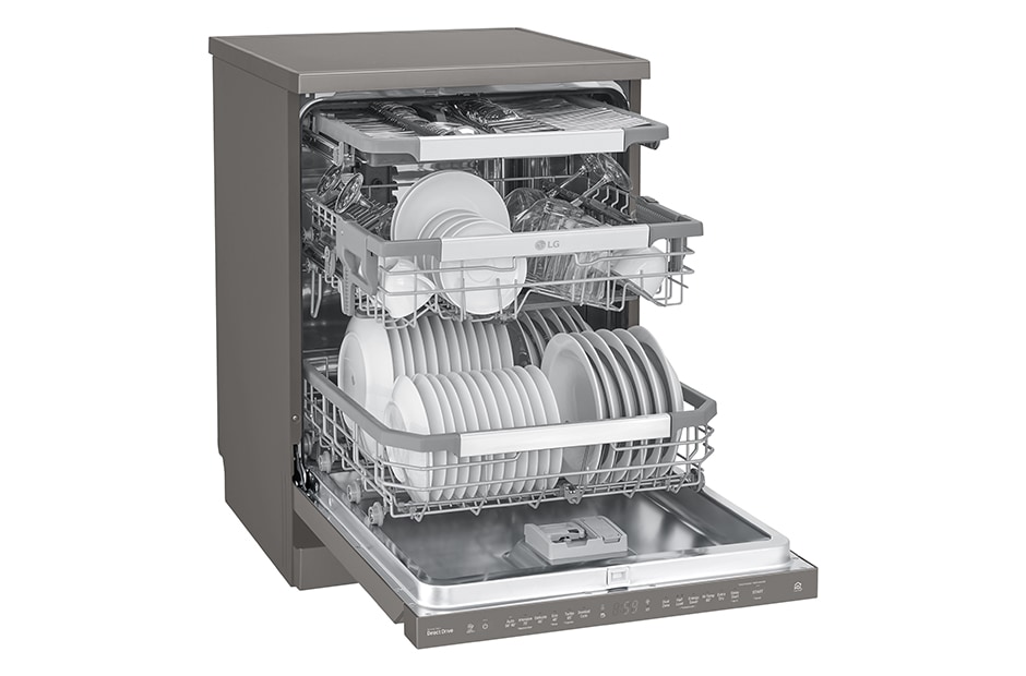 LG 15 Place QuadWash® Dishwasher in Black Stainless Finish, XD3A15BS