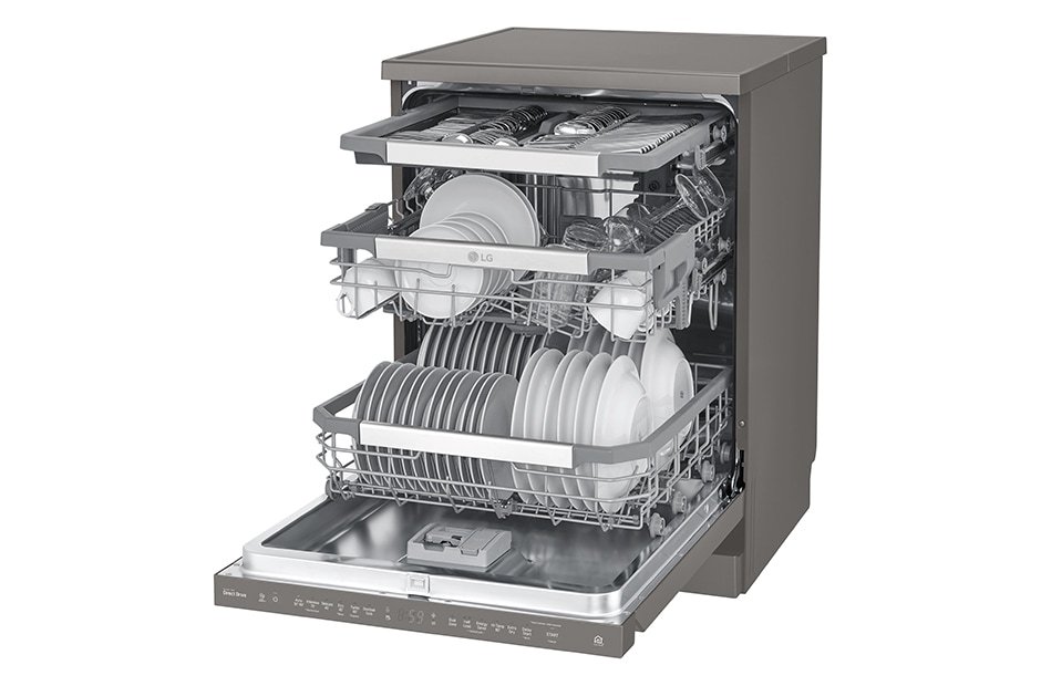 LG 15 Place QuadWash® Dishwasher in Black Stainless Finish, XD3A15BS