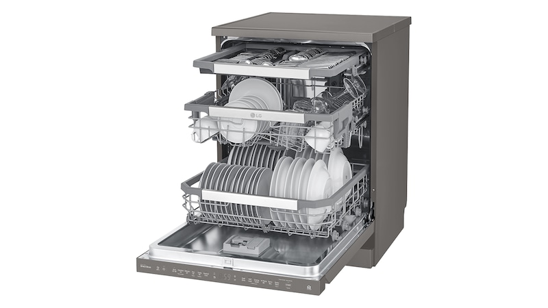 LG 15 Place QuadWash® Dishwasher in Black Stainless Finish, XD3A15BS