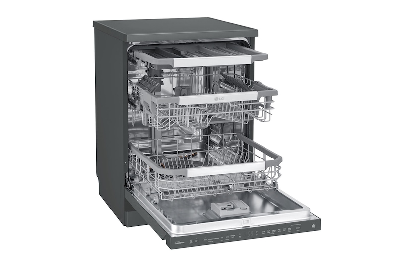 LG 15 Place QuadWash<sup>®</sup> Dishwasher - Freestanding, XD3A15MB