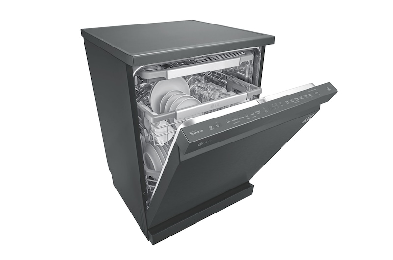 LG 15 Place QuadWash<sup>®</sup> Dishwasher - Freestanding, XD3A15MB