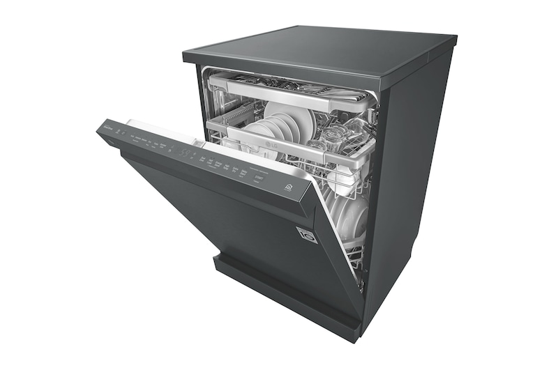 LG 15 Place QuadWash<sup>®</sup> Dishwasher - Freestanding, XD3A15MB