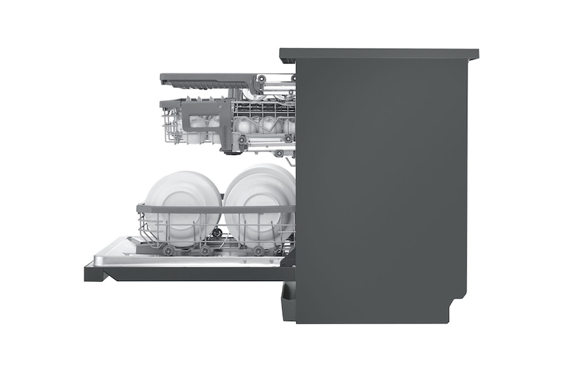 LG 15 Place QuadWash<sup>®</sup> Dishwasher - Freestanding, XD3A15MB