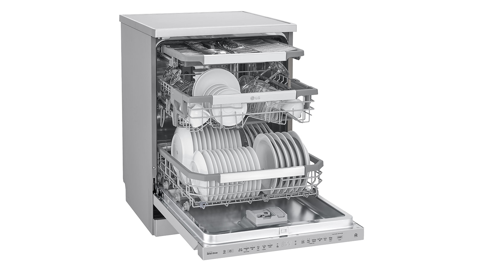 LG 15 Place QuadWash® Dishwasher - Freestanding, XD3A15NS