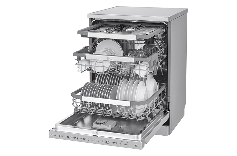 LG 15 Place QuadWash® Dishwasher - Freestanding, XD3A15NS