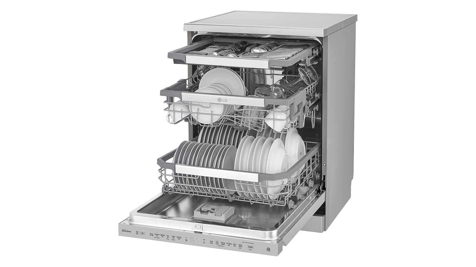 LG 15 Place QuadWash® Dishwasher - Freestanding, XD3A15NS