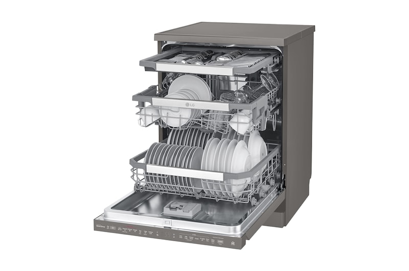 LG 15 Place QuadWash® Dishwasher - Freestanding, XD3A25BS