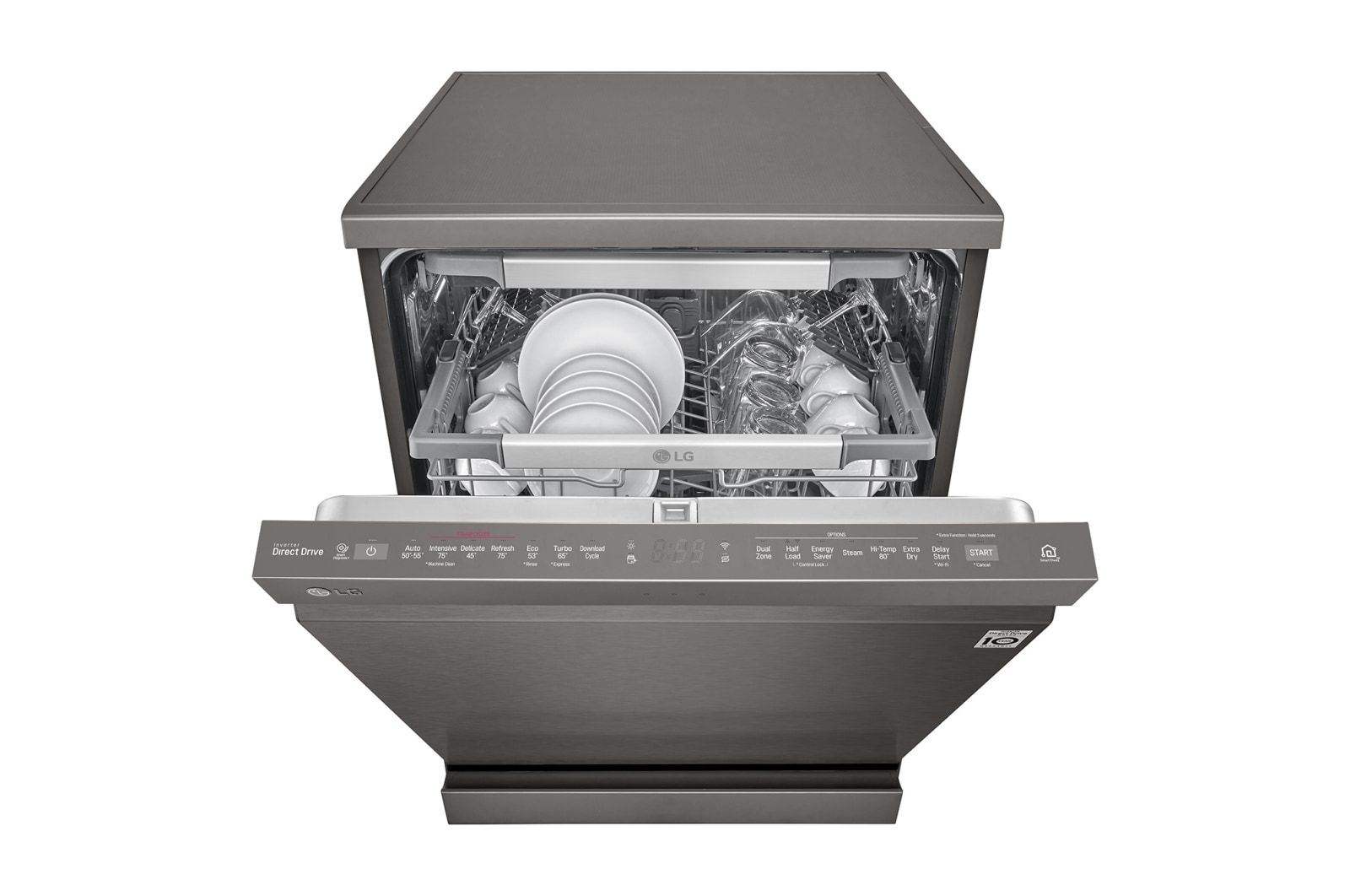 LG 15 Place QuadWash® Dishwasher - Freestanding, XD3A25BS