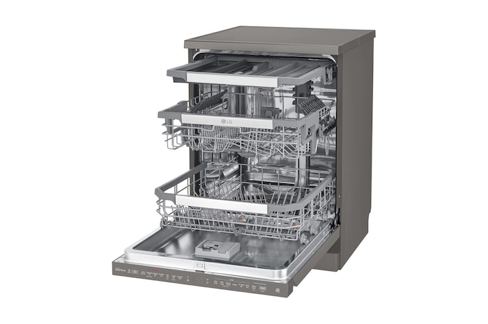 LG 15 Place QuadWash® Dishwasher - Freestanding, XD3A25BS