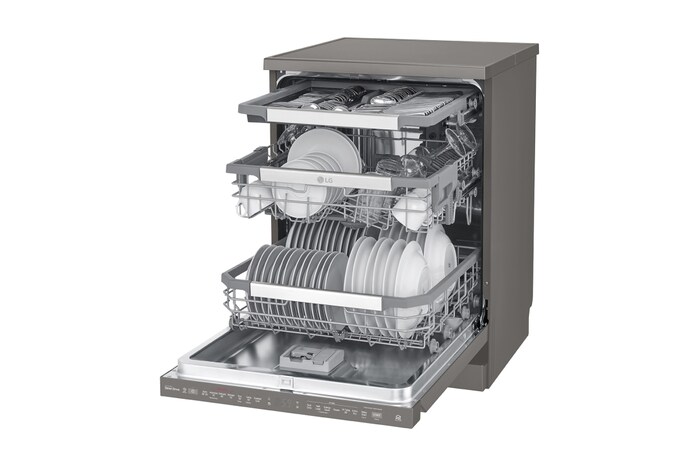 LG 15 Place QuadWash® Dishwasher - Freestanding, XD3A25BS
