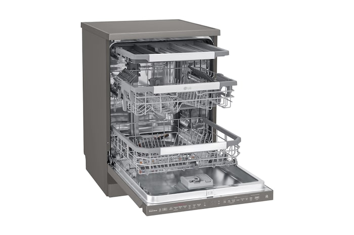 LG 15 Place QuadWash® Dishwasher - Freestanding, XD3A25BS