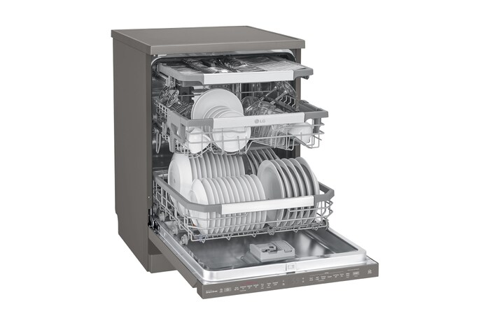 LG 15 Place QuadWash® Dishwasher - Freestanding, XD3A25BS