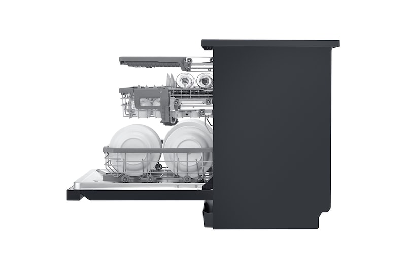 LG 15 Place QuadWash<sup>®</sup> Dishwasher - Freestanding, XD3A25MB